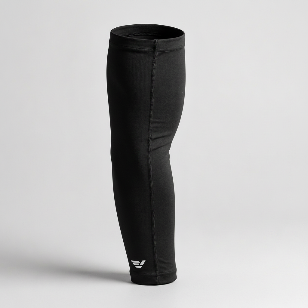 Vettex youth football arm sleeve - black - grip gear for ages 6-14