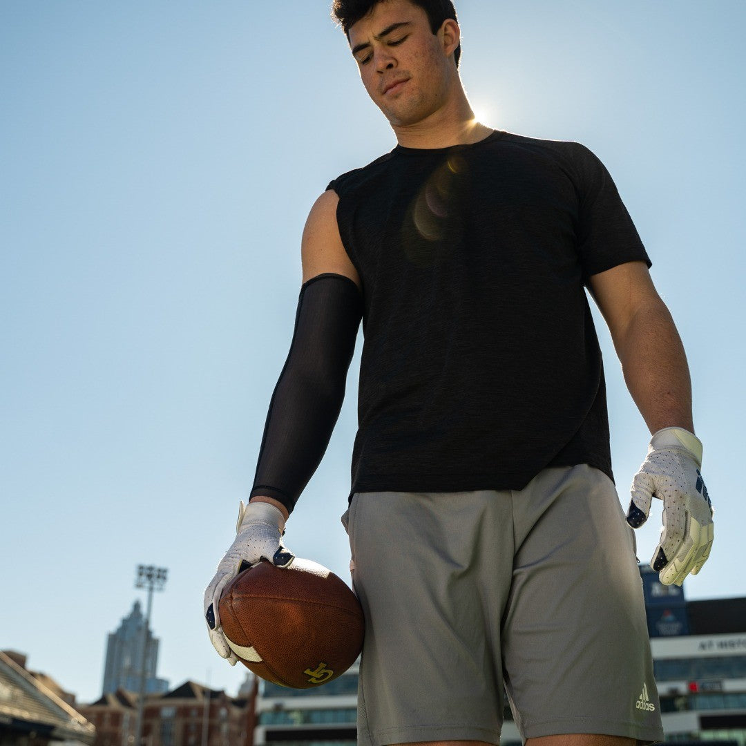 Football arm sleeve performance image