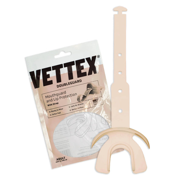 Vettex DoubleGuard Football Mouthguard - Flesh
