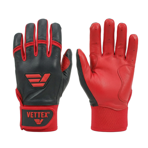 Vettex Elite Batting Gloves - Cherry Red